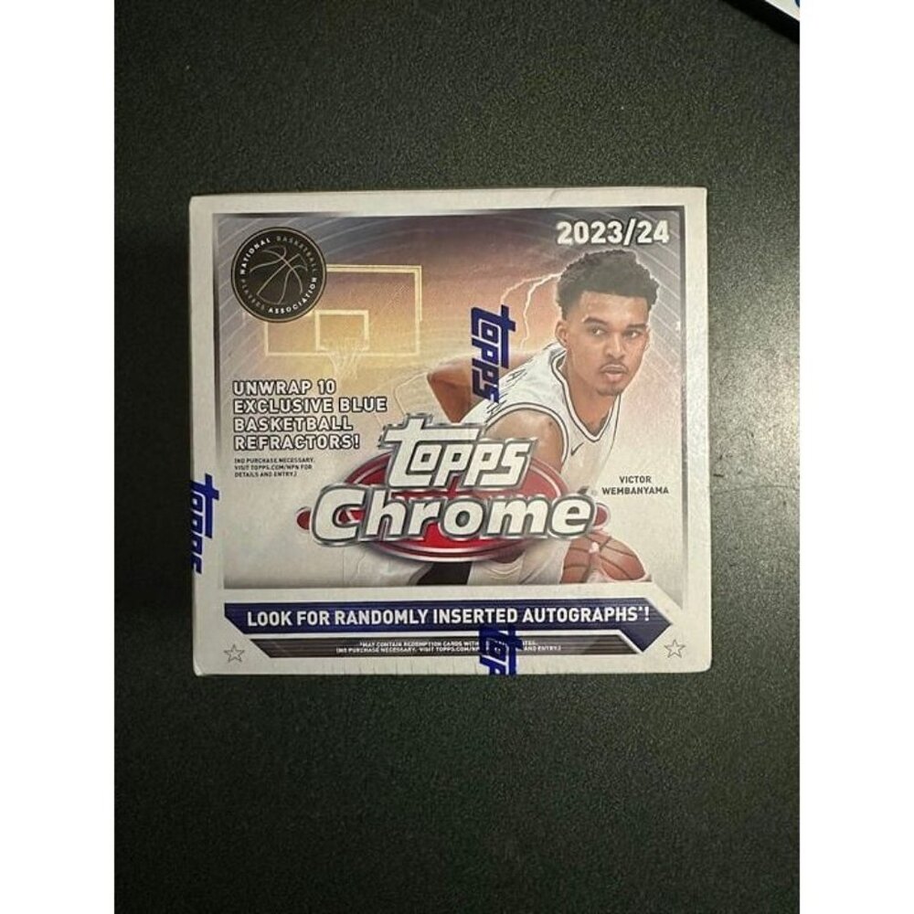 2023-24 Topps Chrome NBA Basketball Monster Box IN HAND